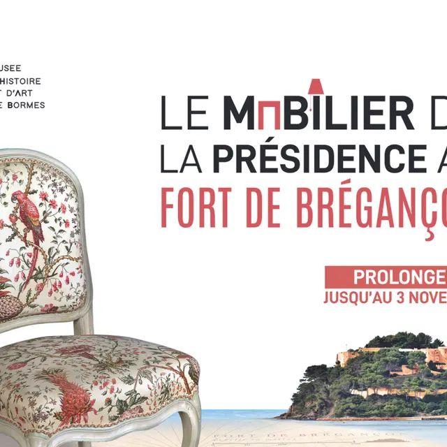 Visite guidée exposition temporaire mobilier national de la présidence au Fort de Brégançon