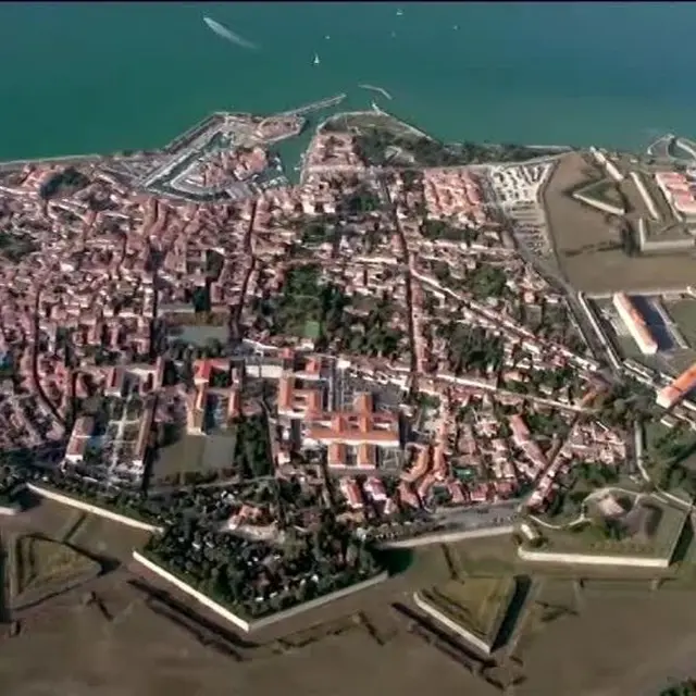 Fortifications de Saint-Martin-de-Ré - Vue aérienne