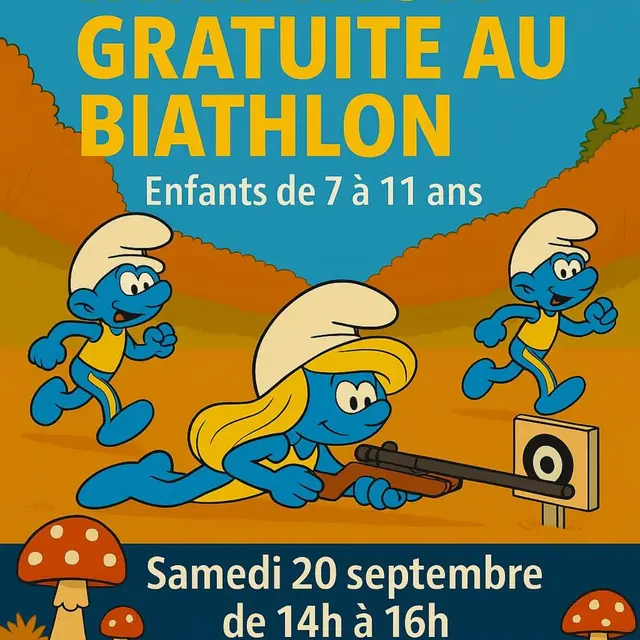 Initiation gratuite au biathlon pour les enfants_Haut Valromey