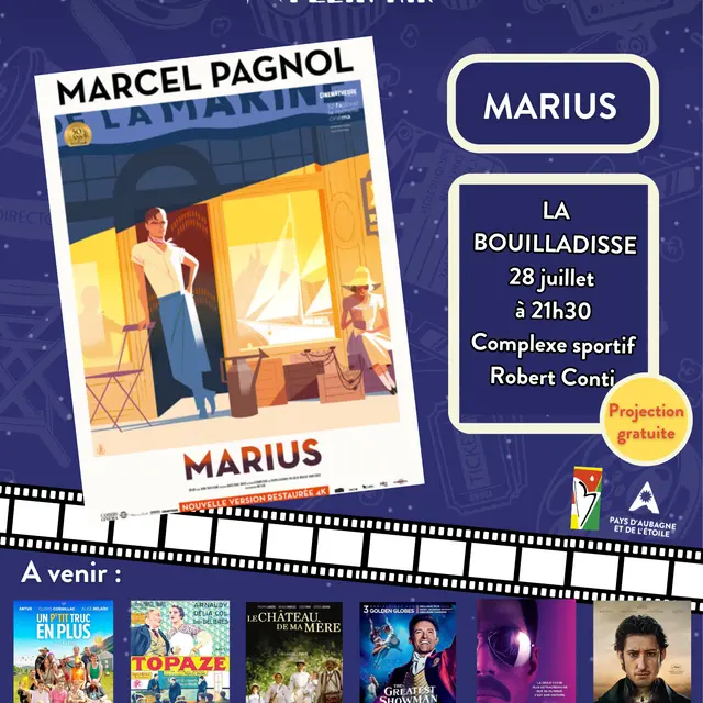 Ciné plein air - Marius_La Bouilladisse