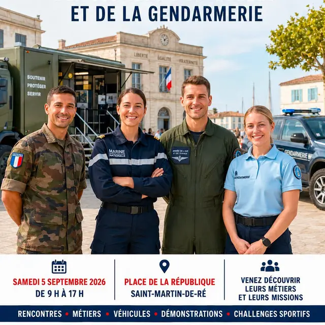 Journée de découverte des métiers des armées et de la gendarmerie_Saint-Martin-de-Ré