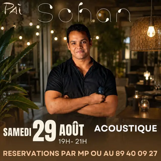 Sohan en concert au Pai Bistro_Punaauia