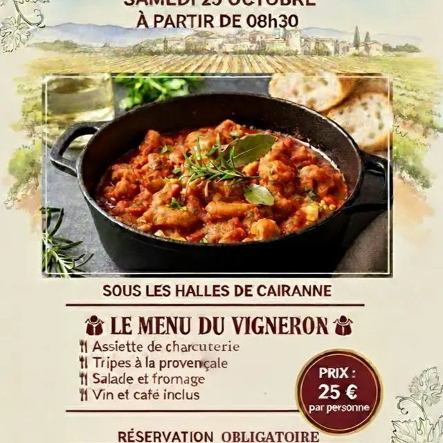 Déjeuner du vigneron_Cairanne