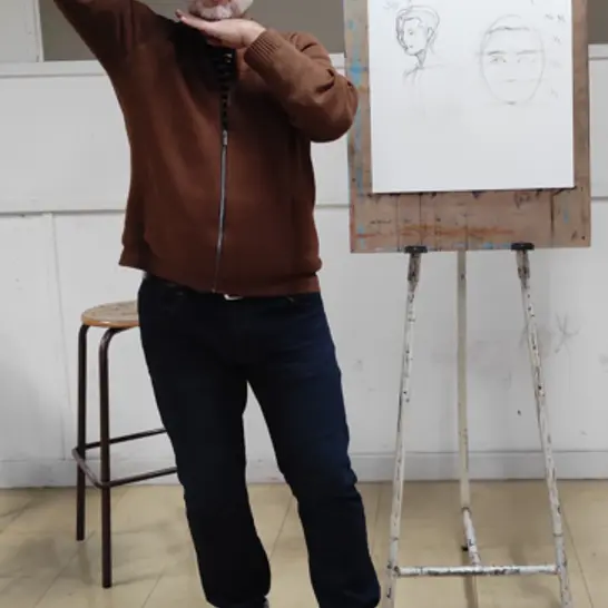 Atelier de dessin d’après modèle vivant_Crolles