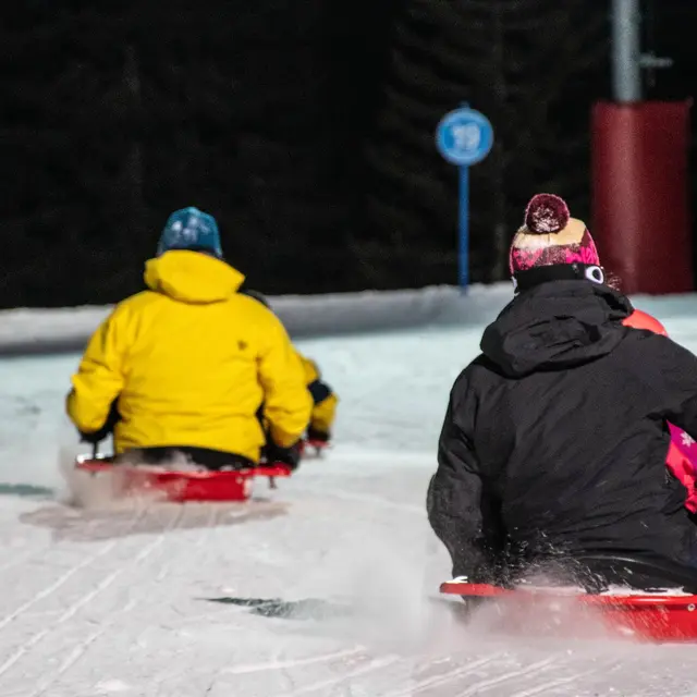 Soirée luge nocturne
