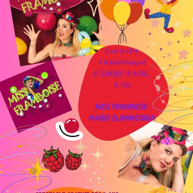 Miss Framboise, magie clownesque_Saze