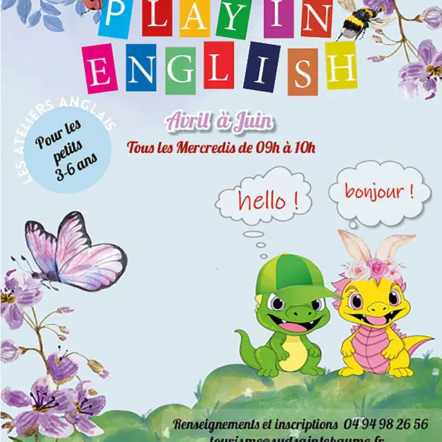 Ateliers Anglais d'Avril à Juin 2026_La Cadière-d'Azur