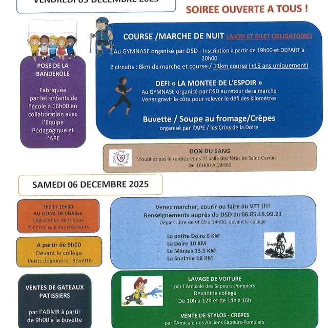 Saint-Cernin pour le téléthon_Saint-Cernin