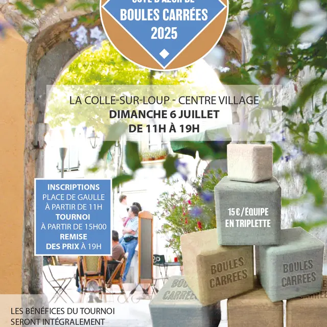 Championnat Côte d'Azur Boules Carrées_La Colle-sur-Loup