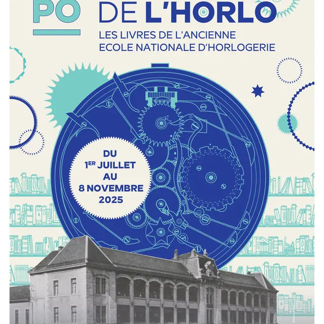 Exposition La Biblio de l'Horlo : les livres de l'école nationale d'horlogerie_Cluses