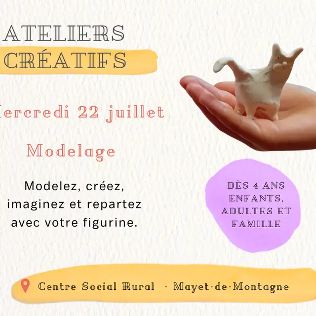 Atelier modelage