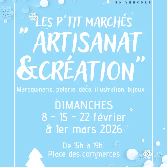 Le P'tit Marché Artisanat et Création_Corrençon-en-Vercors