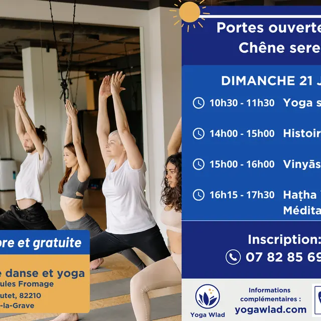 Porte ouverte Chêne serein