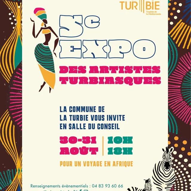 5ème exposition des artistes Turbiasques : Voyage en Afrique