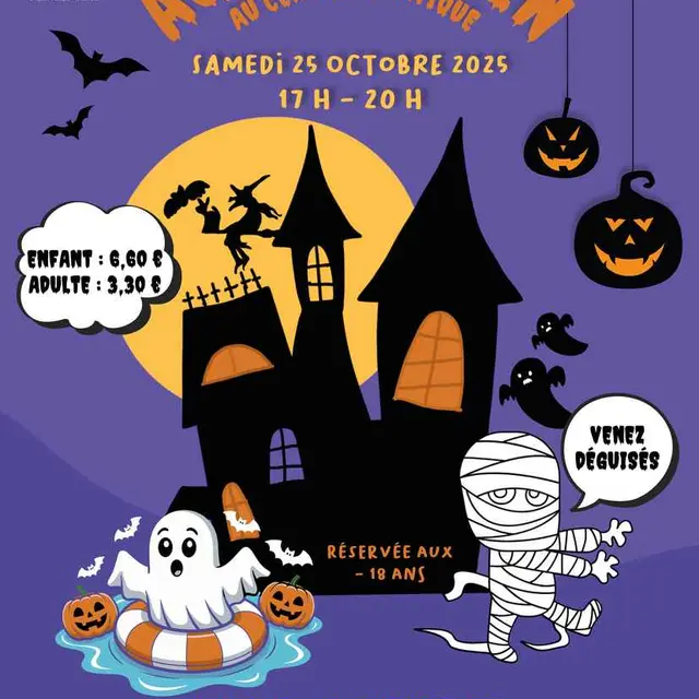 Aqualloween, une soirée terrifiante au Centre Aquatique_Aurillac