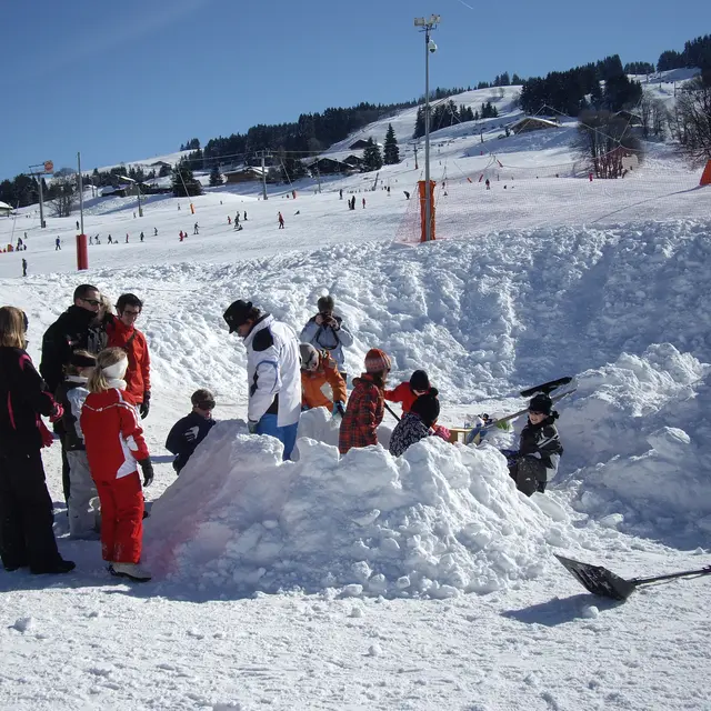 Construction d'igloo
