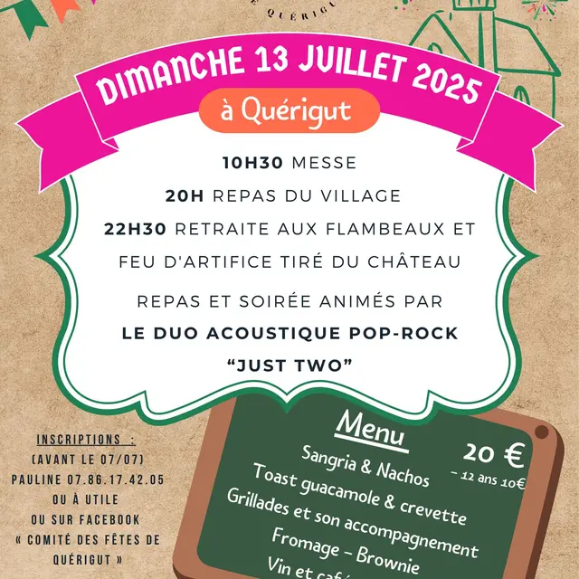 Fête locale du  13 juillet à Quérigut_Quérigut