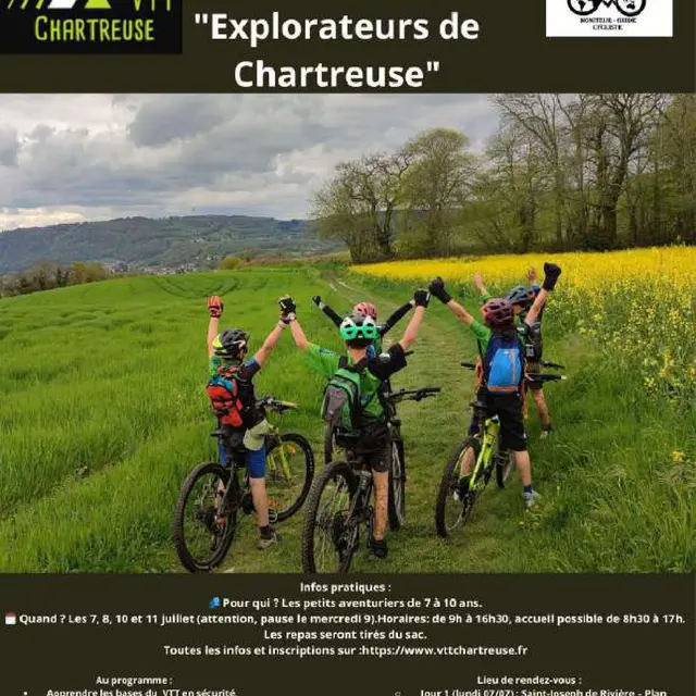 VTT Chartreuse stage été enfants 7 à 10 ans