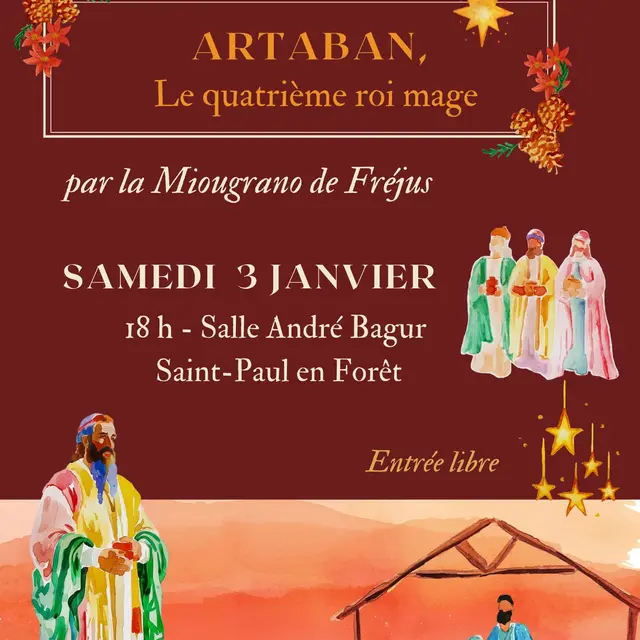 Chants, musiques et conte de Provence – Artaban, le quatrième roi mage_Saint-Paul-en-Forêt