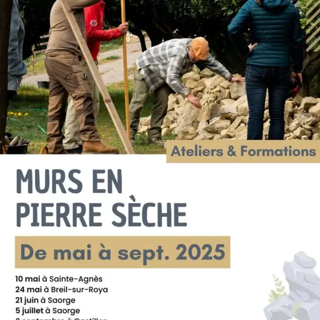 Atelier restauration murs en pierres sèches_Breil-sur-Roya