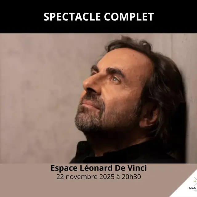 André Manoukian - Espace Léonard De Vinci 2025_Mandelieu-La Napoule