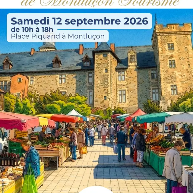 Marché de producteurs et d'artisans de Montluçon Tourisme_Montluçon