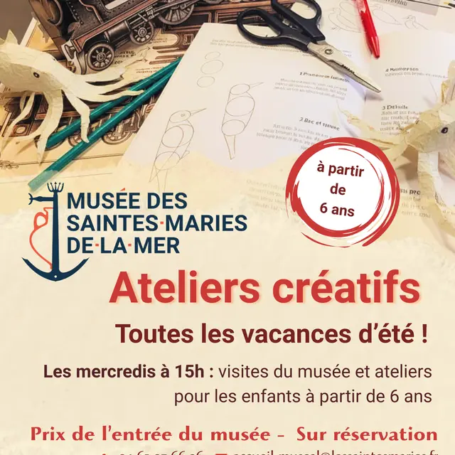 Programme des animations d’été au Musée des Saintes_Saintes-Maries-de-la-Mer