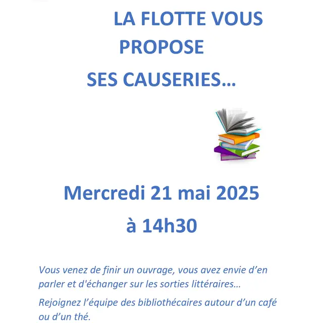 Bibliothèque La Flotte - Causeries