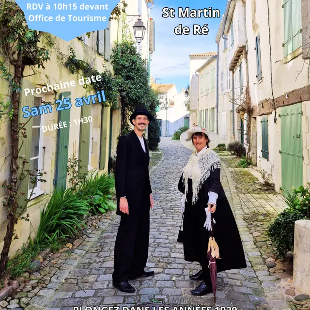 Visiter17 - Visite guidée costumée, pour la découverte de Saint-Martin début XXᵉ_Saint-Martin-de-Ré