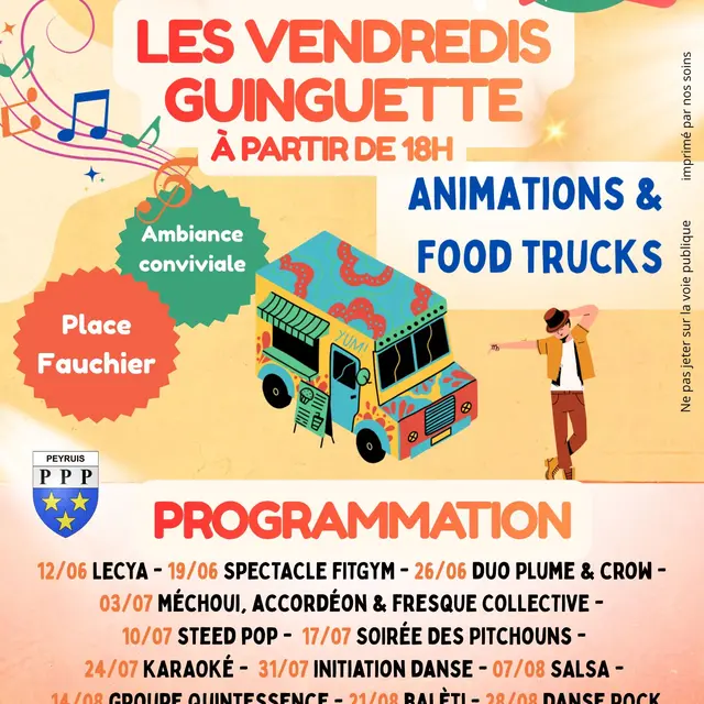Les vendredis guingette !_Peyruis