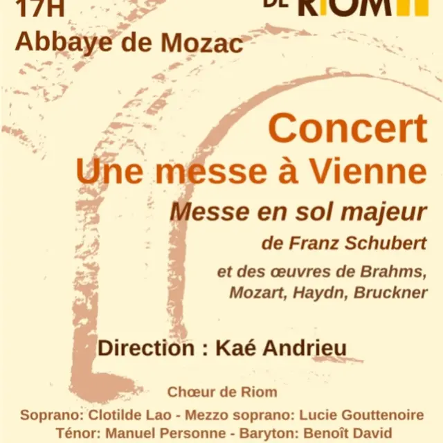 Concert Choeur de Riom