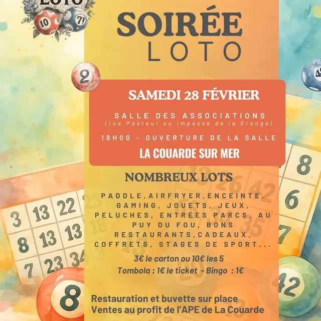 Loto de l'APE_La Couarde-sur-Mer