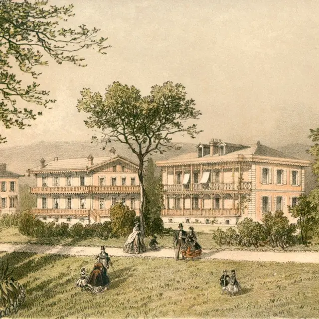 Résidence de sa Majesté l'Empereur à Vichy et nouveau parc