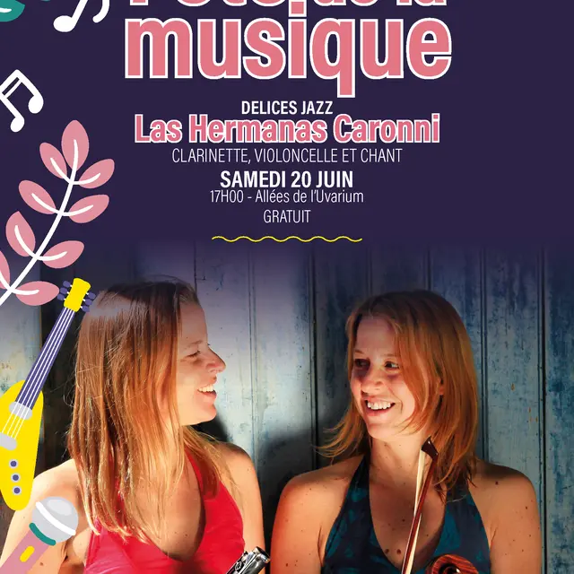 Fête de la Musique | Las Hermanas Caronni : Délices Jazz_Moissac