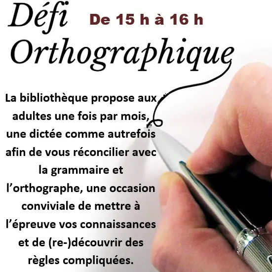 Défi orthographique
