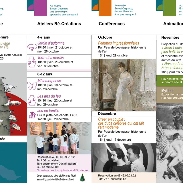 Les Ateliers Ré-Créations du Musée Ernest Cognacq_Saint-Martin-de-Ré