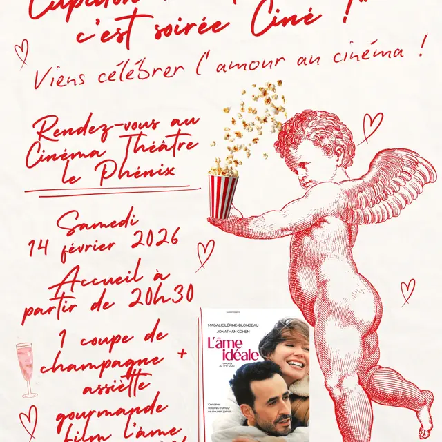 Soirée Saint Valentin au cinéma Le Phénix_Laragne-Montéglin
