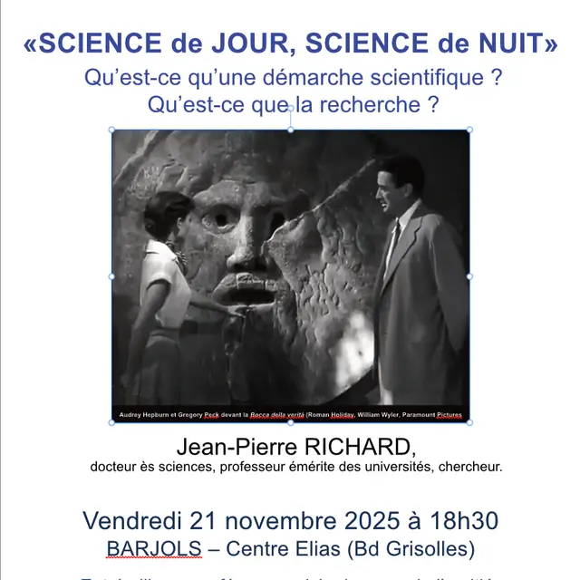 Conférence : Science de jour, science de nuit_Barjols