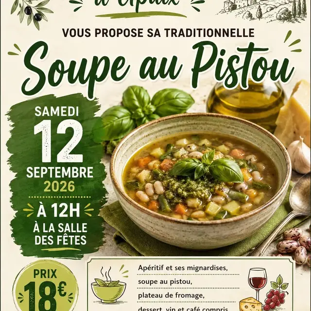 Repas soupe au pistou_Upaix