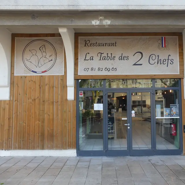 La table des 2 Chefs