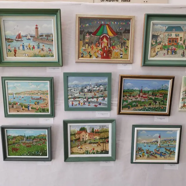 Exposition d'Art naïf de Charlotte Julian_Le Cannet