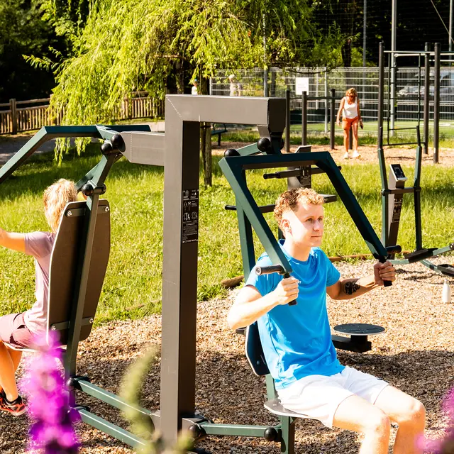 Aire de fitness en plein air_Le Grand-Bornand
