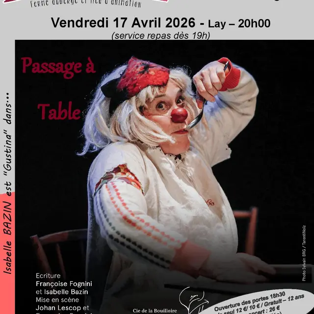 Repas-spectacle à la grange à liens_Lay