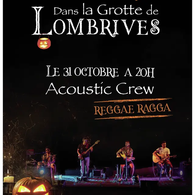 Concert Acoustic Crew à la Grotte de Lombrives