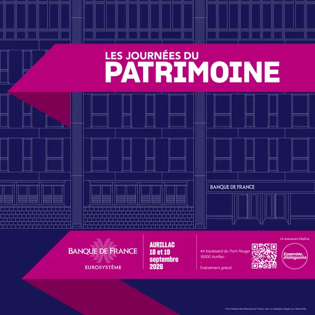 Journées Européennes du Patrimoine : visite de la Banque de France_Aurillac