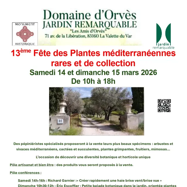 Fête des plantes méditerranéennes rares et de collection_La Valette-du-Var
