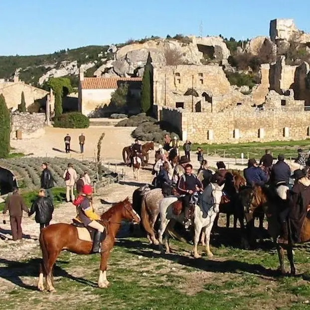 Bénédiction équestre_Les Baux-de-Provence