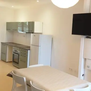 Pièce à vivre : cuisine, salle à manger et salon