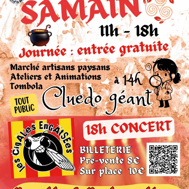 Journée Samain : marché artisans, ateliers et animations_Tavernes