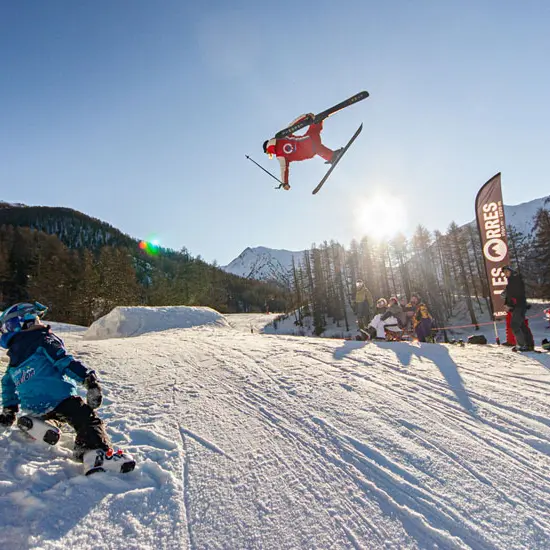 Snowparks et espaces ludiques